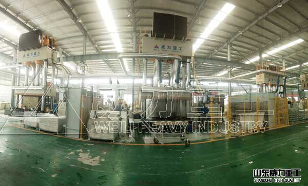 客户一次采购4台2000吨玻璃钢复合材料模压成型液压机
